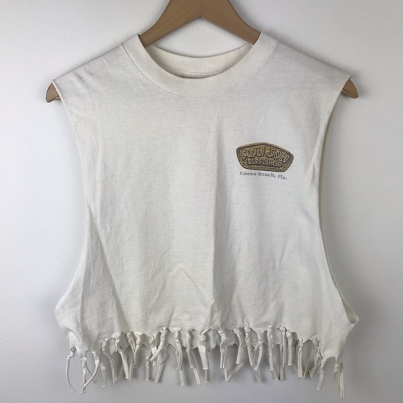 Ron Jon Tops - Vintage custom made Ron Jon Crop Tank